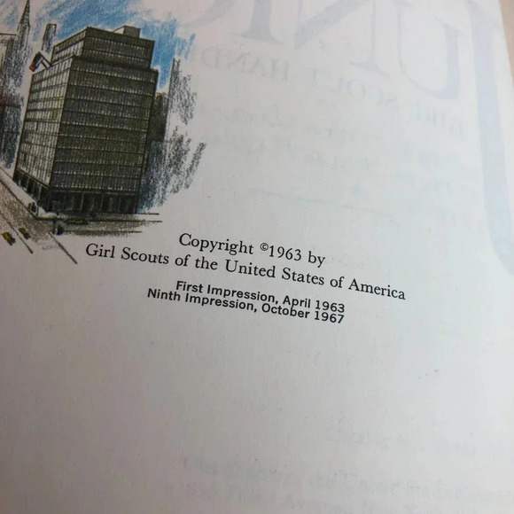 vintage 1967 Girl Scouts of America JUNIOR handbook - Picture 6 of 8